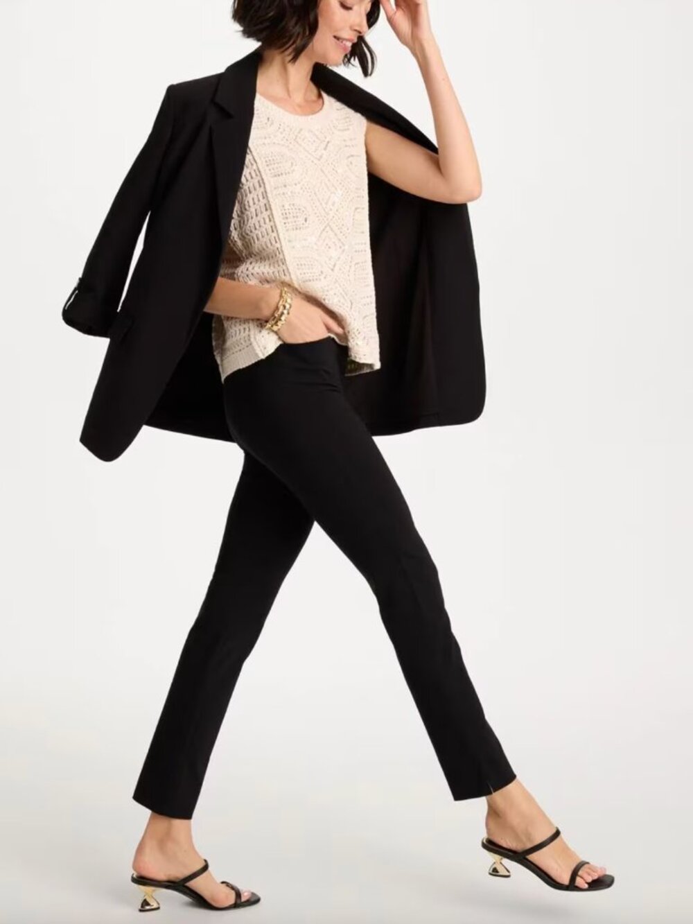 Brigitte™ Slim Pull-On Ankle Pants